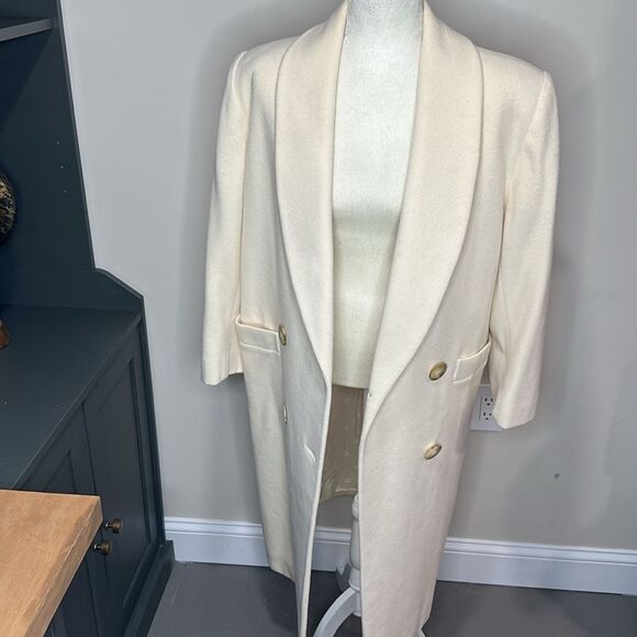 Christian Dior vintage 80’s- 90’s lambswool cream coat - Picture 11 of 12
